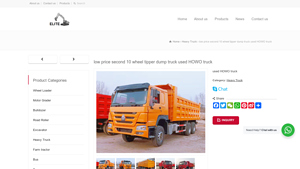 HOWO - Used Dump Tipper Truck