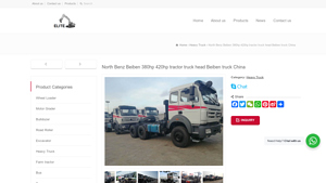 Beiben - 420hp Trailer Truck Head