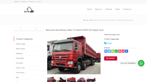 Sinotruk - HOWO 8x4 Tipper Truck