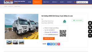 China Truck - ZZ3257V3847B1 6x4 Model