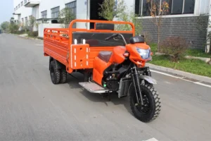 A stock image illustrating chinese trike motorcycle concepts