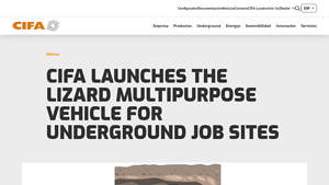 CIFA - LIZARD Multipurpose Vehicle