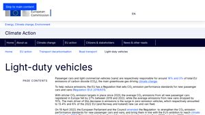EU Regulation - CO2 Emission Standards for Light-Duty Vehicles