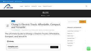 Sinotruk - Chang Li Electric Truck