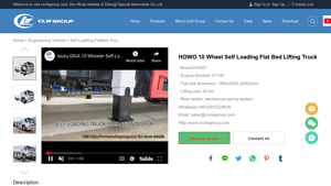 HOWO - Sinotruk 371HP Flatbed Truck