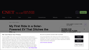 Cnet - Aptera Solar EV
