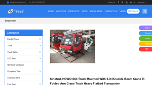 Sinotruk - HOWO 6X4 Truck Mounted with Knuckle Boom Crane