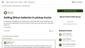 Good Sam - Lithium Automotive/Marine Batteries