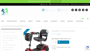 Merits - Roadster 4-Wheel Scooter