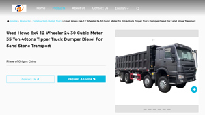 SINOTRUK - Used Howo 8x4 Tipper Truck