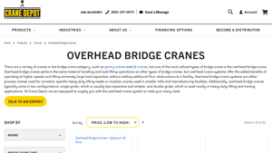 Crane Depot - Overhead Bridge Cranes