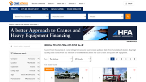 Boom Truck Cranes - Key Listings