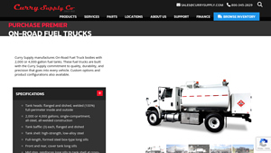 Curry Supply - On-Road Fuel Trucks
