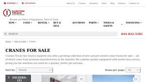 Custom Truck - Cranes for Sale