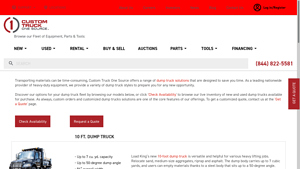 Custom Truck One Source - Dump Trucks