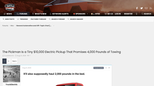 Pickman - Tiny Electric Pickup Truck