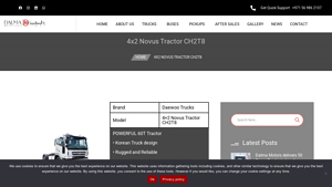 Daewoo Trucks - 4×2 Novus Tractor CH2T8