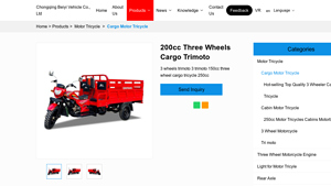 Dayang - 200cc Three Wheels Cargo Trimoto