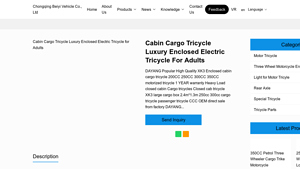 DAYANG - Cabin Cargo Tricycle XK3