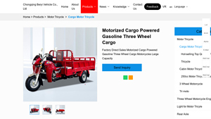 ZHUFENG - Motorized Cargo Tricycle