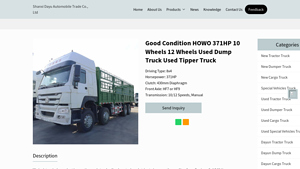 HOWO - 371HP Used Dump Truck