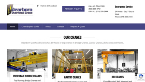 Dearborn Crane - Overhead, Gantry & Jib Cranes