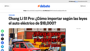 Chang Li - S1 Pro Auto Eléctrico