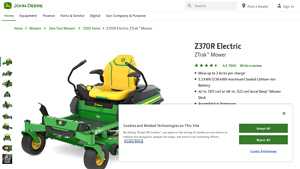 Deere - Z370R Electric ZTrak™ Mower