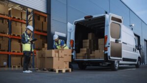 A stock image illustrating delivery Truck concepts