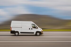 A stock image illustrating delivery van concepts