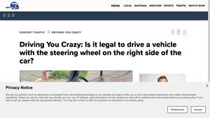 Denver7 - RHD Vehicle Regulations
