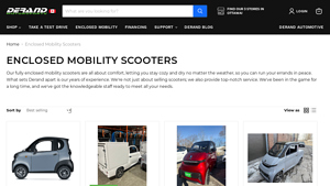 Derand Motorsports - Enclosed Mobility Scooters