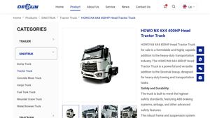 SINOTRUK - HOWO NX 6X4 400HP Head Tractor Truck