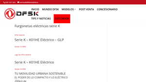 DFSK - Furgonetas Eléctricas Serie K