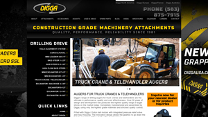 Digga - Drilling Augers for Truck Cranes and Telehandlers