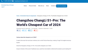Changzhou ChangLi - S1-Pro Micro-Electric Vehicle