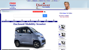 Q-Express - Enclosed Three Passenger Mobility Scooter