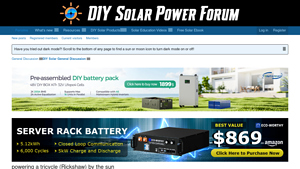 DIY Solar Forum - 48V 1000W DC Motor & Solar Solutions