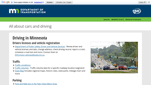 Minnesota DOT - Driving Services and Information