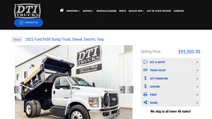 Ford - 2023 F650 Dump Truck