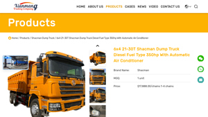 Shacman - F3000 6x4 Dump Truck