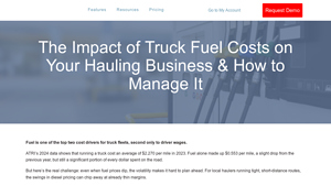 Dump Truck Dispatcher - Fuel Cost Management