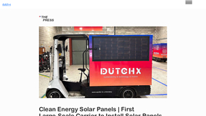 DutchX - Solar-Powered Electric Cargo Bikes