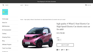 E-Smartway - High Quality 4 Wheel Electric Mini Car
