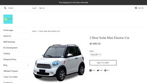 E-Smartway - 2 Door Solar Mini Electric Car