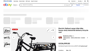 MobilityScooTrike - Electric Flatbed Cargo Trike