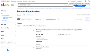eBay - Triciclos para Adultos