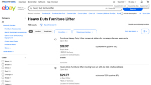 Heavy Duty Furniture Lifter - Moving Made Easy