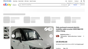 MobilityScooTrike - Enclosed Electric Mobility Cabin Scooter