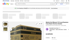 Hot Wheels - 72 Count Random Case